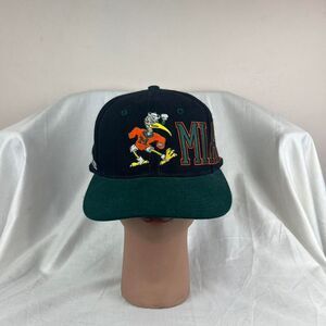 Miami Hurricanes Apex One Vintage Snapback Snapback Hat Cap